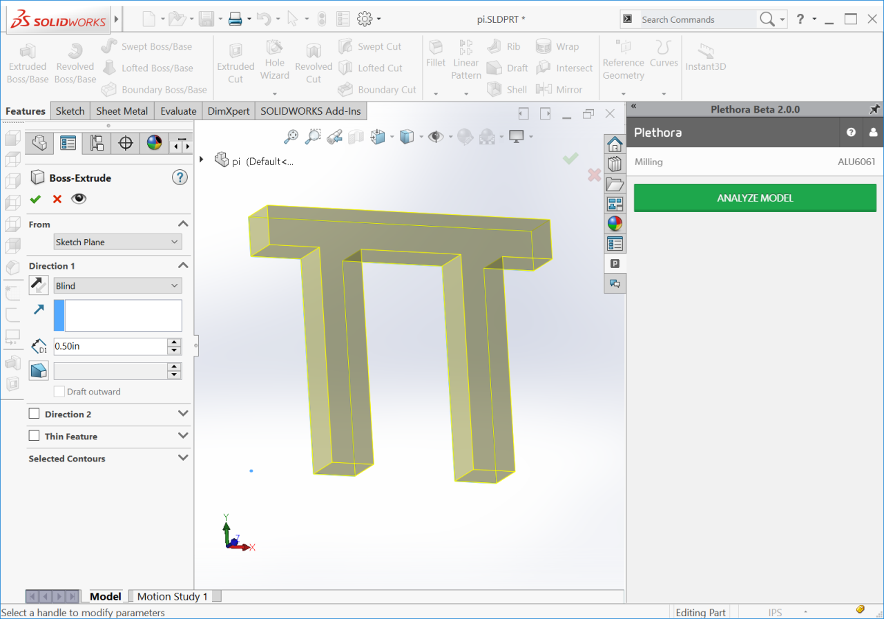 Plethora CAD add-in for analysis Plethora CAD add-in for analysis